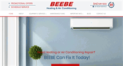 Desktop Screenshot of beebehvac.com